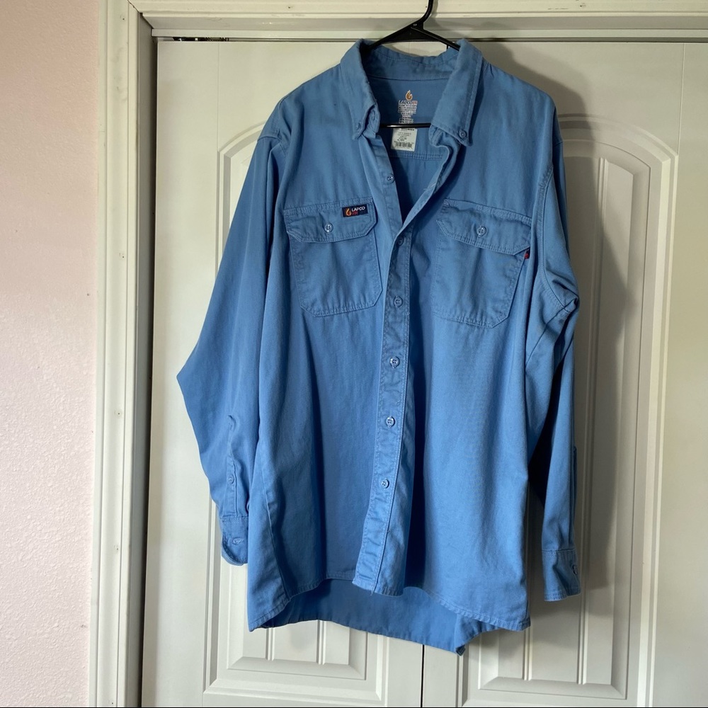 Lapco FR (Fire Retardant) Button-up Workshirt Sz XL-Reg